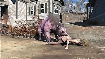 وحوش متحركة في Fallout 4 Hentai