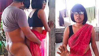 Indian Housewife'S Affair Caught In Red Saree - True Story Of Cheating