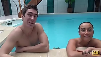 Sharing Pool Fun With Horny Cuckold Wife