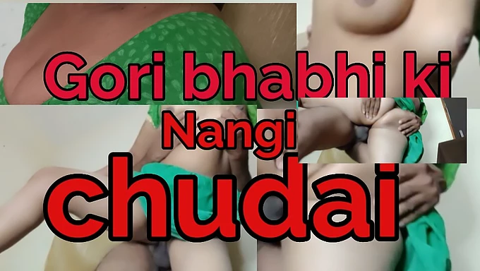 Tiener (18+) Indiase hete bhabhi krijgt een grote lul cumshot