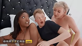 دي ويليامز تمارس الجنس السري مع جيمي ثم يمارسان الجنس مع ابنته بالتبني في ثلاثية Ffm - Brazzers