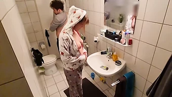 Doggy Style Action In The Bathroom With A Horny 18-Year-Old