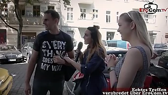 European teen couple engages in outdoor sex after meeting through casting call