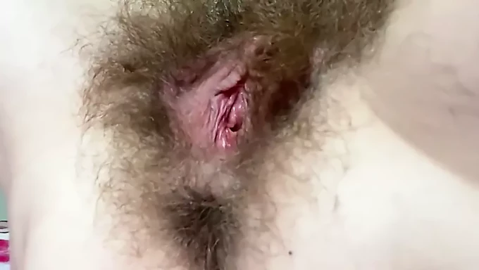 Close-up of a big clit being pleasured during masturbation