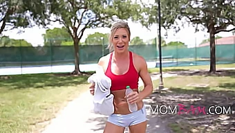 Fit Milf Burns Calories Riding Dick And Toning Abs