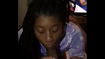 Caramel Kush Giving A Sloppy Blowjob